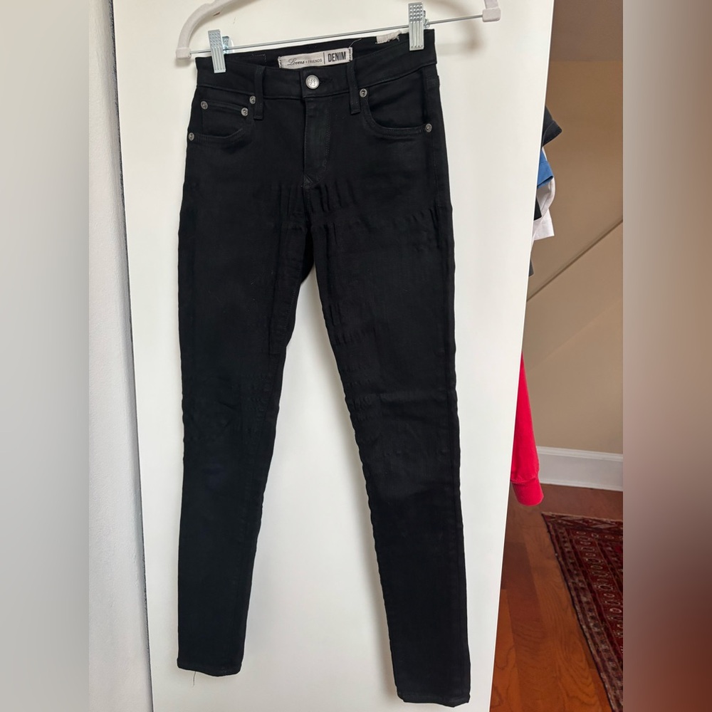 Lovers + Friends Black Skinny Jeans Classic Fit